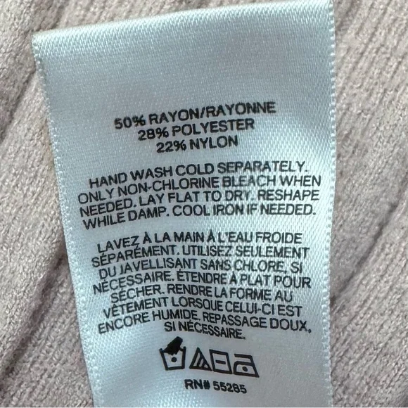 Express Pink Ribbed Knit Sweater 💎 - Picture 4 of 4